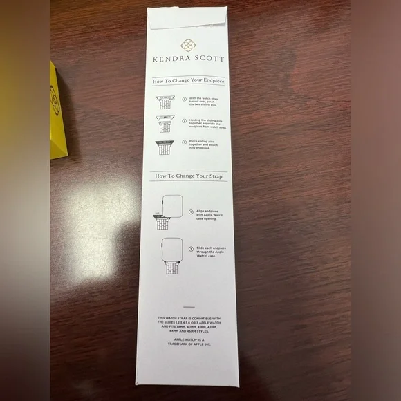 Kendra Scott Filigree Leather Watch Band - Picture 7 of 11